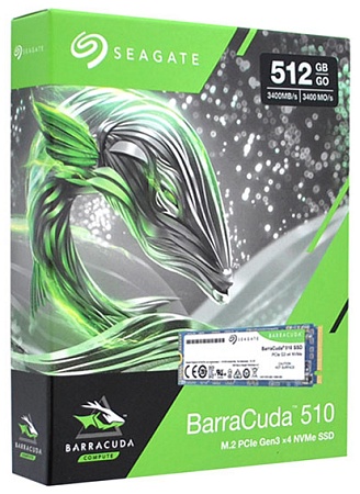 SSD накопитель 512Gb Seagate BarraCuda 510 ZP512CM30041