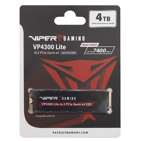 SSD накопитель 4 TB Patriot VP4300L VP4300L4TBM28H