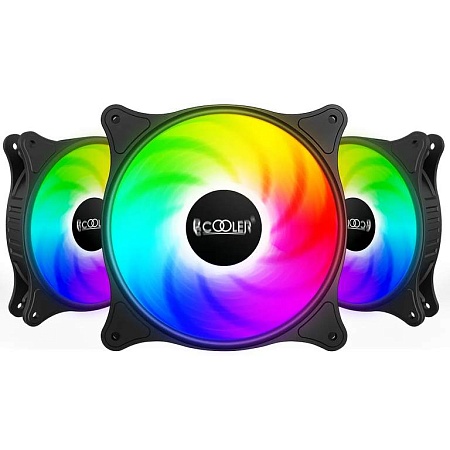 Кулер для корпуса PCCooler FX 120 ARGB BK 3 IN 1 Black