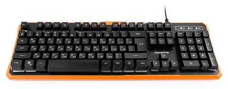 Клавиатура Гарнизон GK-320G black-orange