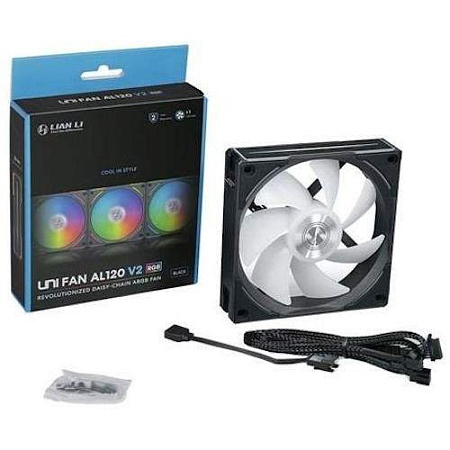 Кулер для корпуса Lian Li UNI FAN AL ARGB 120mm Black UF-AL120V2-1B