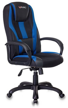 Игровое компьютерное кресло Zombie VIKING-9 черный/синий
