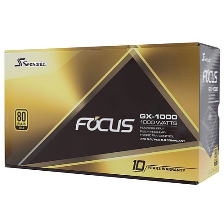 Блок питания 1000W ATX Seasonic Focus GX-1000 SRP-FGX102-A5A32SF