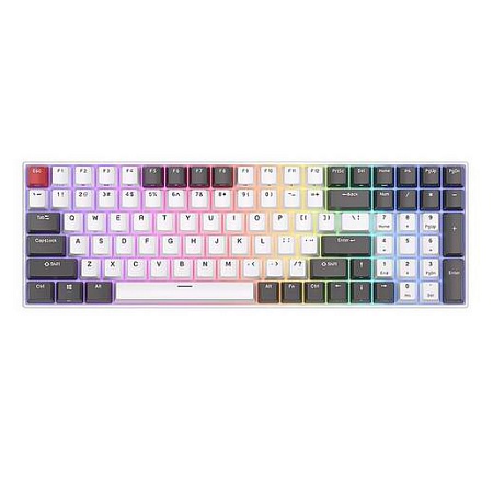 Клавиатура Royal Kludge RK100 Grey,Red,White