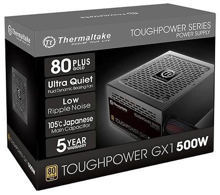 Блок питания 500W Thermaltake Toughpower GX1 PS-TPD-0500NNFAGE-1