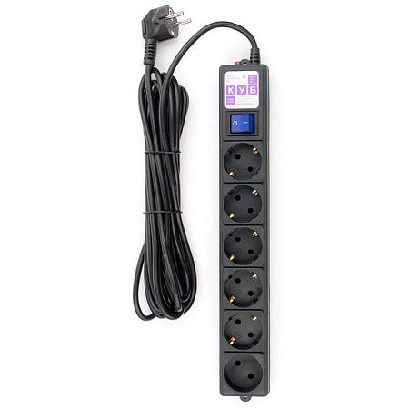 Сетевой фильтр Power Cube SPG6-B5M Черный