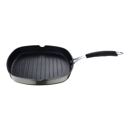 Сковорода-гриль Bergner Midnight BG BG-30130-GR 28x28x4.5 cm Сковорода-гриль Bergner Midnight BG BG-30130-GR 28x28x4.5 cm