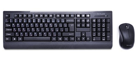 Комплект Клавиатура + Мышь Delux DLD-6091OGB
