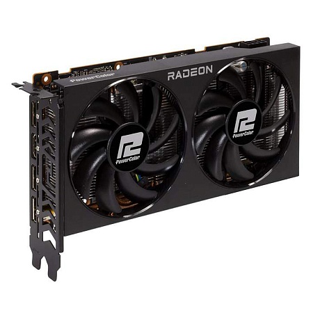 Видеокарта 16 GB PowerColor RX 7600 XT Fighter RX7600XT 16G-F