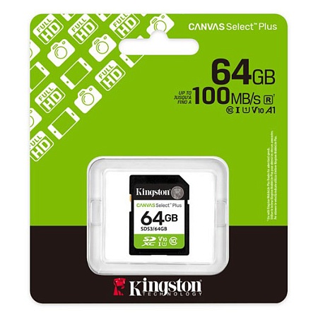 Карта памяти  64GB Kingston SDS3/64GB