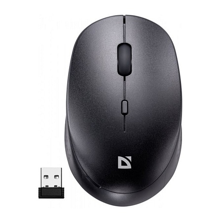 Мышь Defender Auris MB-027 бесшумная черный
