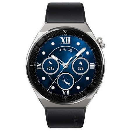 Смарт-часы Huawei Watch GT3 Pro 46mm Black Fluoroelastomer Strap