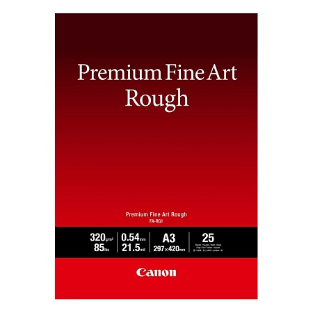 Глянцевая Фотобумага Canon Fine Art Rough FA-RG1 A3 25 ШТ.