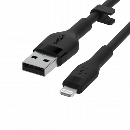 Кабель Belkin USB-A - Lightning SILICONE 1m Black