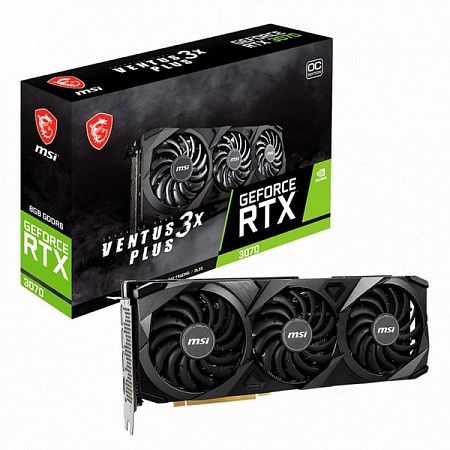 Видеокарта 8GB MSI RTX 3070 VENTUS 3X PLUS OC LHR