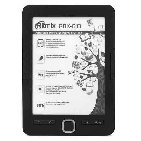 Электронная книга Ritmix RBK-618 black