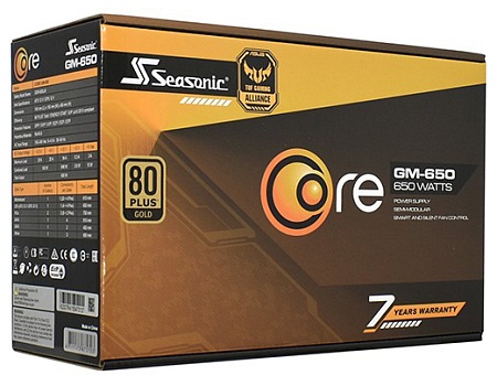 Блок питания 650W Seasonic CORE GM-650 SSR-650LM