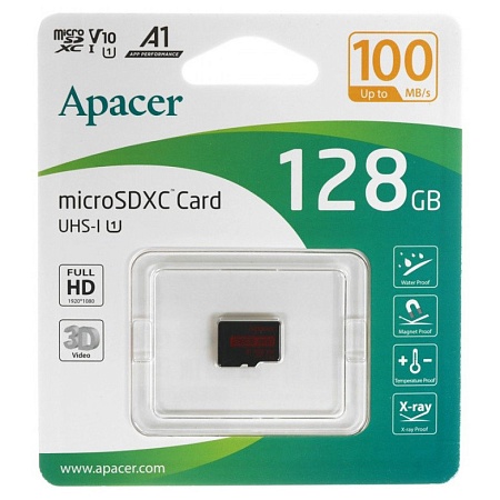 Карта памяти Apacer AP128GMCSX10UB-RA 128GB