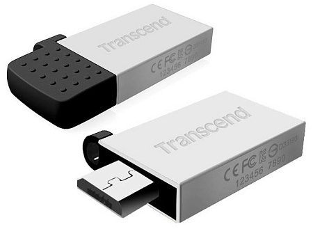 USB флешка 16GB Transcend TS16GJF380S серебро