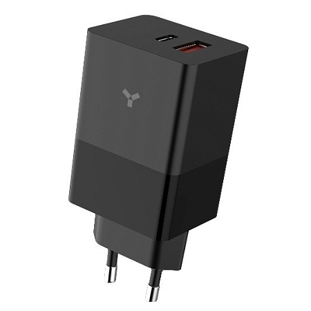 Сетевое зарядное устройство Accesstyle Crocus GaN 65WCA Black