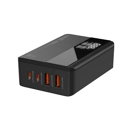 Универсальное зарядное устройство LDNIO A4808Q 65W 2*USB-C 2*USB Чёрный Универсальное зарядное устройство LDNIO A4808Q 65W 2*USB-C 2*USB Чёрный