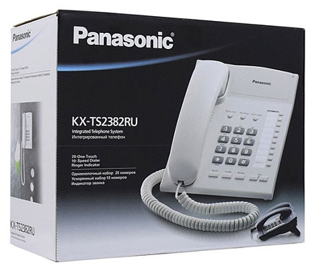 Телефон Panasonic KX-TS2382RUB Black