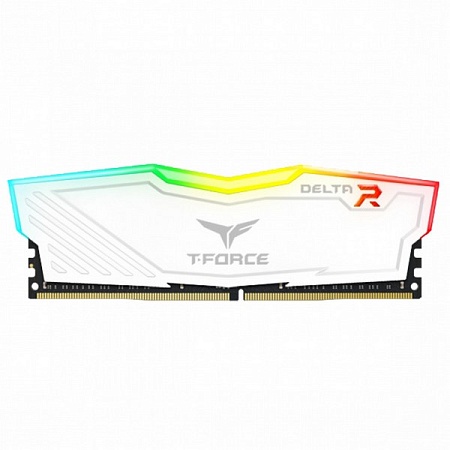 Оперативная память 32GB 3600MHz DDR4 Team Group DELTA RGB PC-28800 CL18 1.35V TF4D432G3600HC18F01 White Оперативная память 32GB 3600MHz DDR4 Team Group DELTA RGB PC-28800 CL18 1.35V TF4D432G3600HC18F01 White