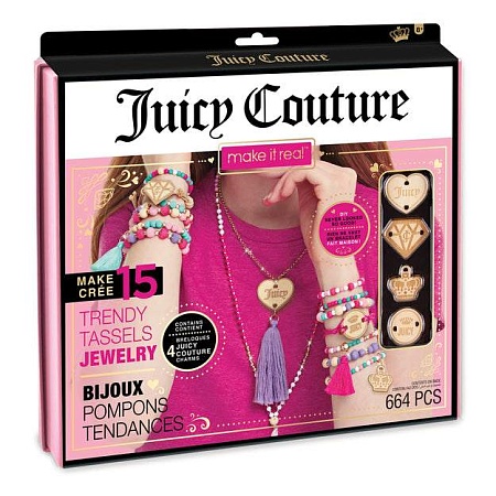 Набор для творчества Make It Real Создание украшений Juicy Couture Trendy Tassels 4415mr