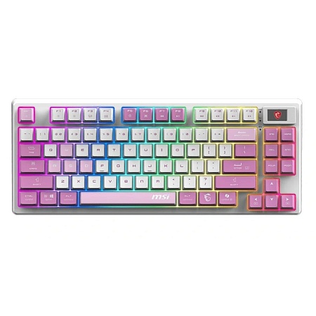 Клавиатура MSI FORGE GK600 TKL W VIOLET RU