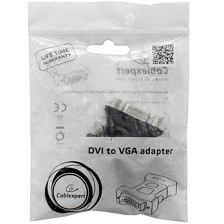 Конвертер Cablexpert A-DVI-VGA-BK DVI-A male -> D-Sub (VGA) female