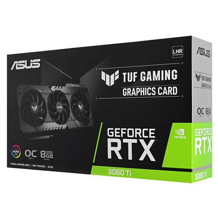 Видеокарта 8GB Asus RTX 3060Ti TUF-RTX3060TI-O8GD6X-GAMING