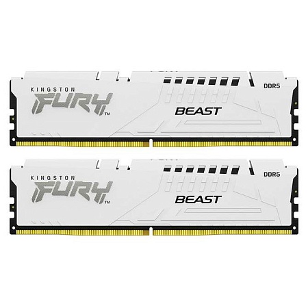 Оперативная память 32GB Kit Kingston FURY Beast White XMP KF552C40BWK2-32