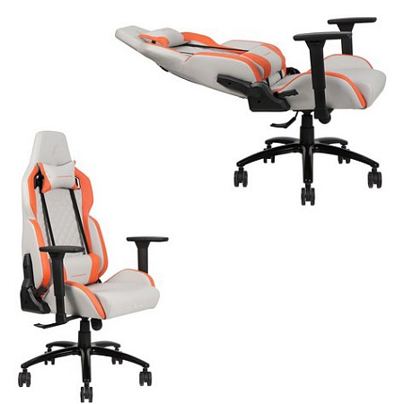 Игровое компьютерное кресло 1stPlayer DK2 Pro Orange/Gray