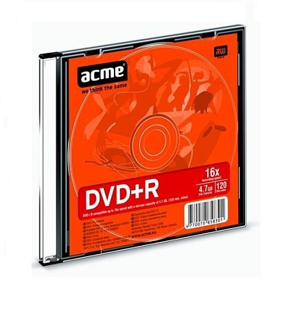 Диск DVD-RW Acme 4,7GB/4X слим