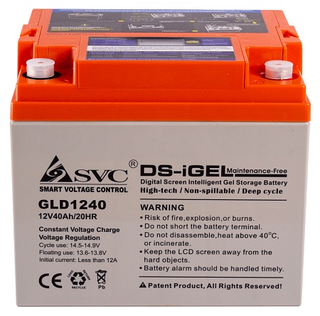 Батарея SVC GLD1240 12В 40 Ач