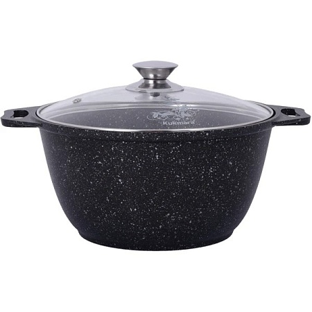 Кастрюля KUKMARA (темный мрамор) кмт32а