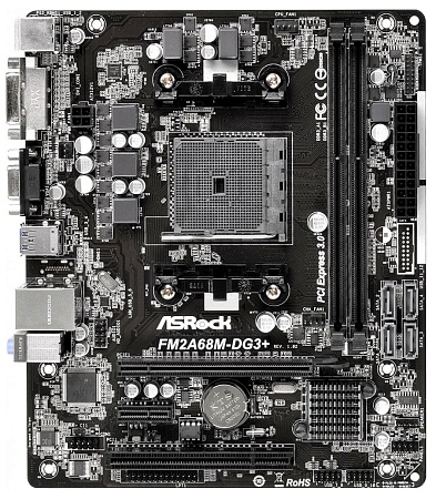 Материнская плата ASRock FM2A68M-DG3+