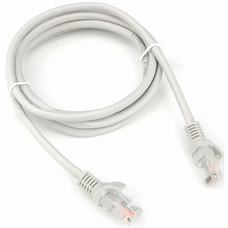 Патч-корд LSZH UTP Cablexpert PP31-1M кат. 5e, 1м, серый