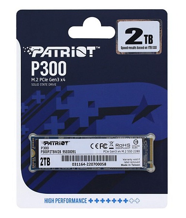SSD накопитель 2Tb Patriot P300 P300P2TBM28