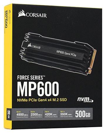 SSD накопитель 500 GB Corsair MP600 CSSD-F500GBMP600