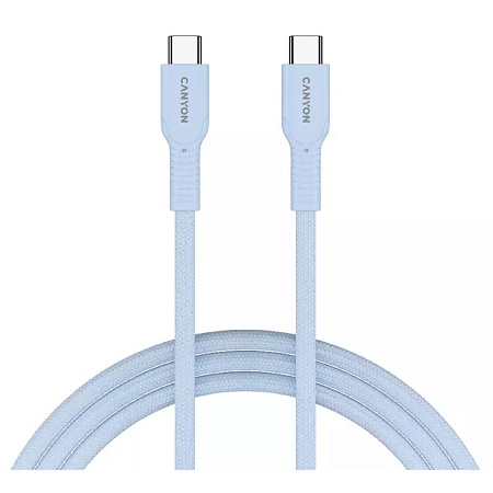 Кабель Canyon Color Braided 1m Light Blue