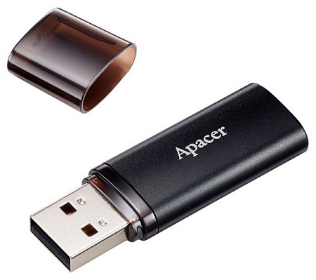 USB флешка 64GB Apacer AH23B AP64GAH23BB-1 Чёрный