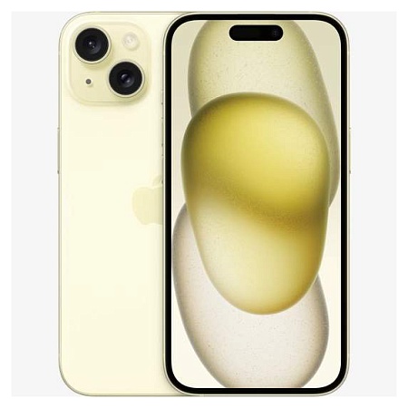 Смартфон Apple iPhone 15 256GB Yellow MTP83HX/A Смартфон Apple iPhone 15 256GB Yellow MTP83HX/A