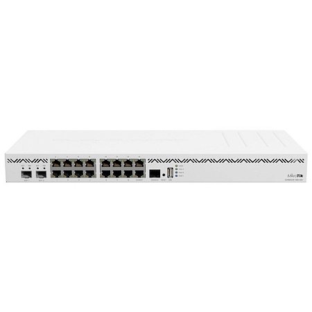Сетевой Маршрутизатор MikroTik CCR2004-16G-2S+ (16xGb LAN, 2xSFP+, 128Mb, ARM, USB 3.0)