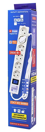 Сетевой фильтр Power Cube SPG(5+1)-16B-3M