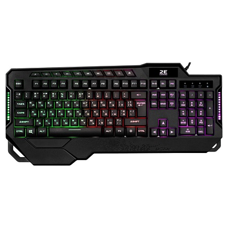 Клавиатура игровая 2E GAMING KG340 LED USB Black Ukr