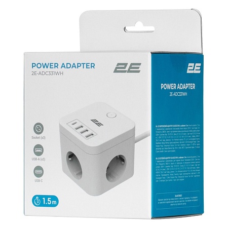 Сетевой фильтр 2E 2E-ADC331WH