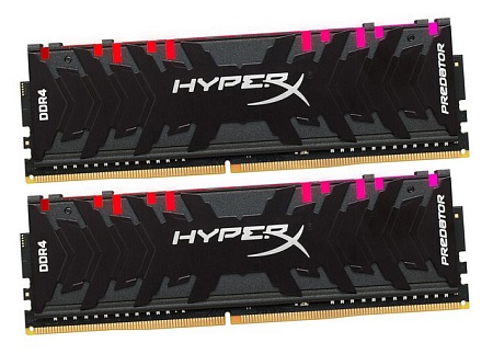 Оперативная память 16 GB kit Kingston HyperX Predator RGB HX440C19PB4AK2/16