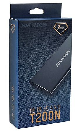 Внешний SSD диск 512 GB Hikvision HS-ESSD-T200N/512G black