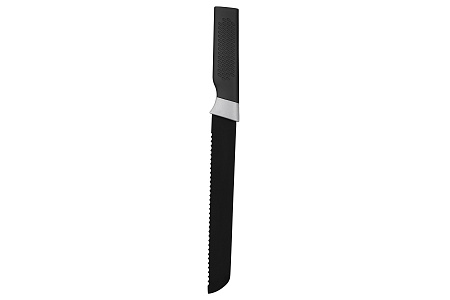 Кухонный нож для хлеба Ardesto Black Mars, 33 см, черный, нерж. сталь, пластик AR2015SK